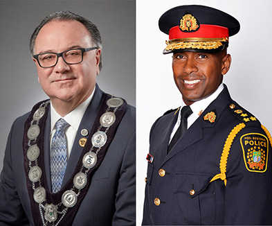 PSB Chair Iannicca and PRP Chief Duraiappah