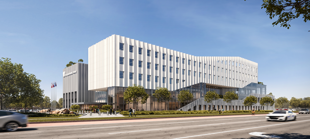 Outside OSF building